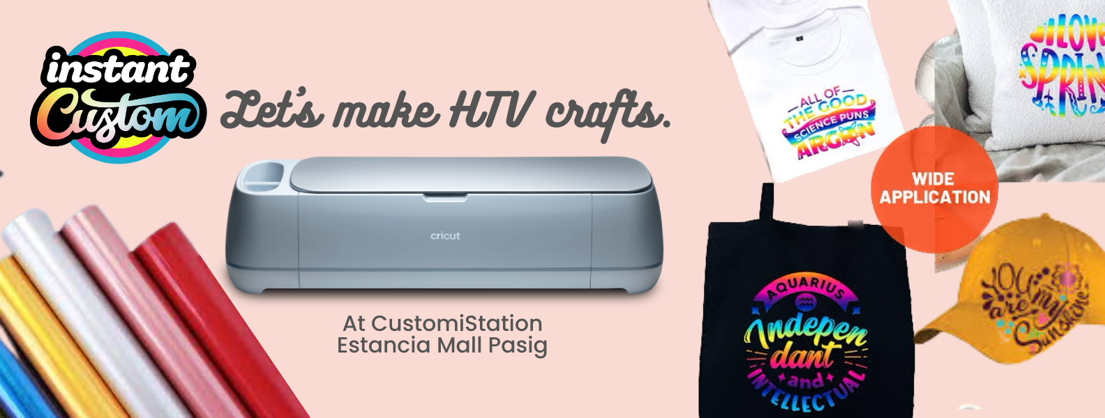 Let's make HTV using Cricut tools and materials